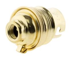 3 douilles B22 acier laitonné Zenitech