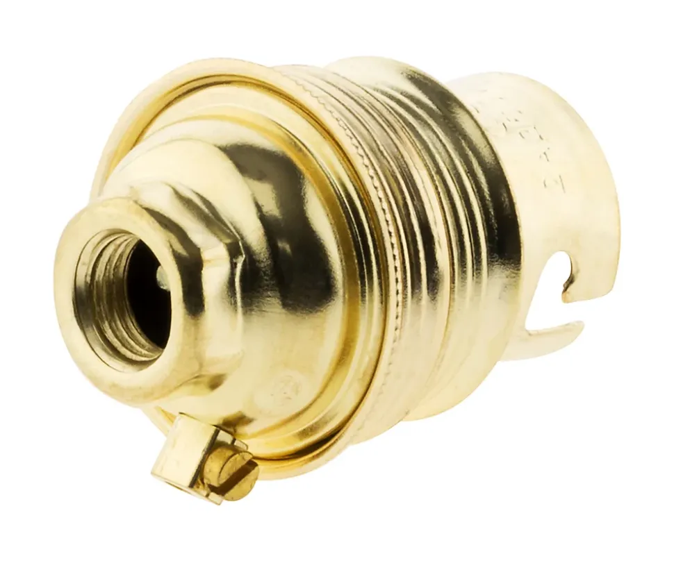 3 douilles B22 acier laitonné Zenitech