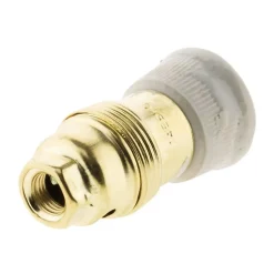 6 douilles E14 laiton bague Zenitech