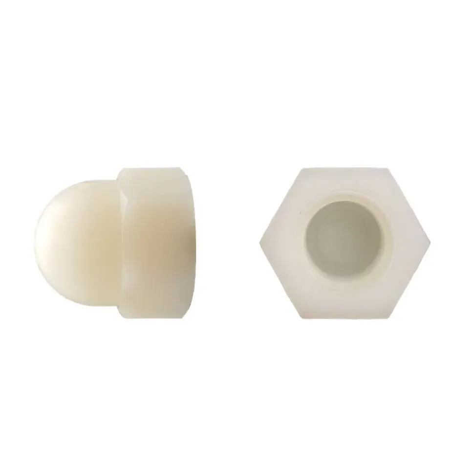 100 Ecrous Borgnes M12 mm - DIN 1587 - Polyamide - D-Work