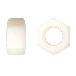 200 Ecrous Hexagonaux HU M3 mm - DIN 934 - Polyamide - D-Work