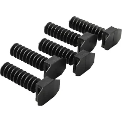 25 embases de fixation sur maçonnerie Diall pour collier de serrage 9 mm noir