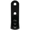4 Equerres de chaise Acier Noir l.14 x H.40 x P.40 mm
