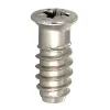 12 eurovis bombées acier zingué Diall Ø6,3 x L.13 mm