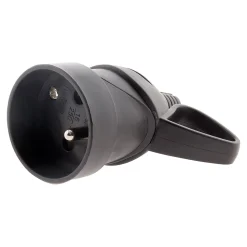 10 fiches femelles anneau 16A 2P + T noir Zenitech