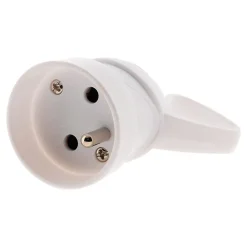 10 fiches femelles 2P+T blanc Zenitech