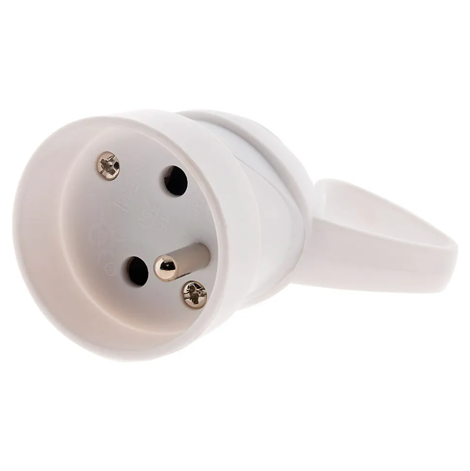 10 fiches femelles 2P+T blanc Zenitech