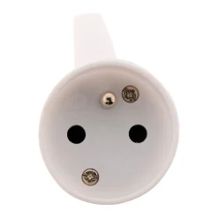 10 fiches femelles 2P+T blanc Zenitech