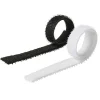 12 fixations de câbles auto-agrippantes Diall 10 x 150 mm blanc et noir