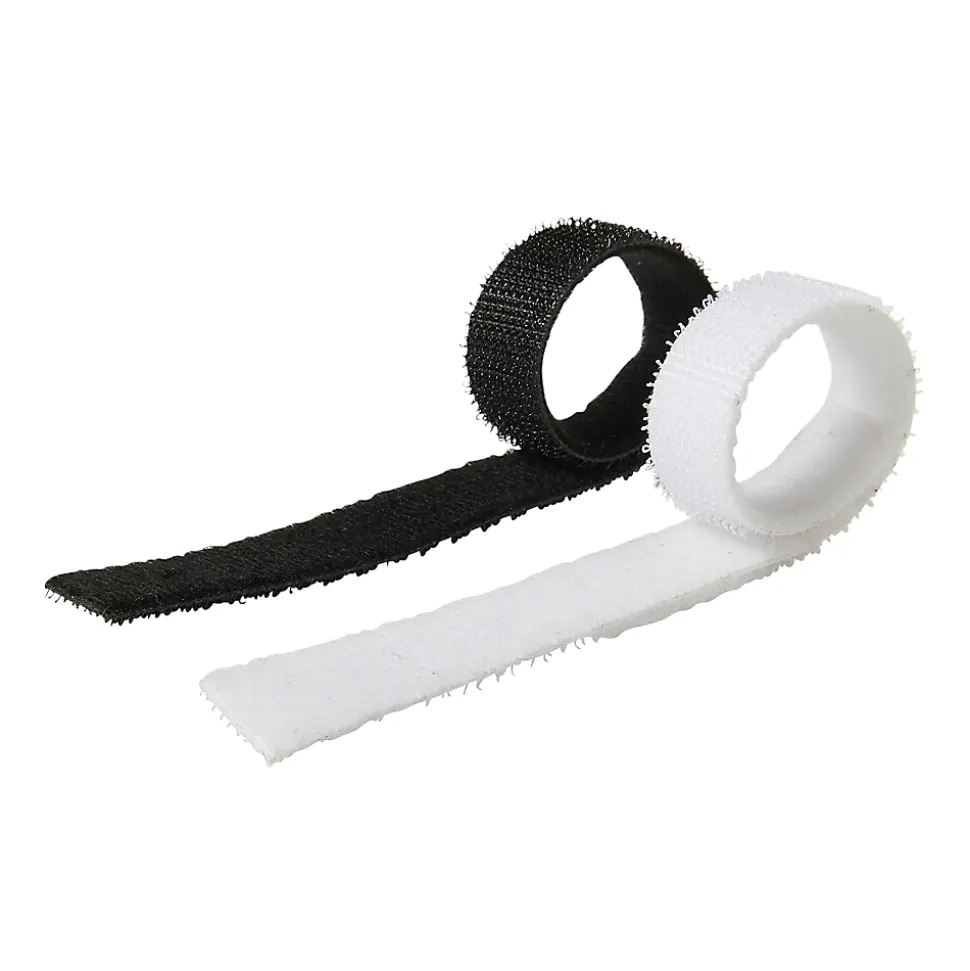 12 fixtaions de câbles auto-aggrippantes Diall 15 x 210 mm blanc et noir