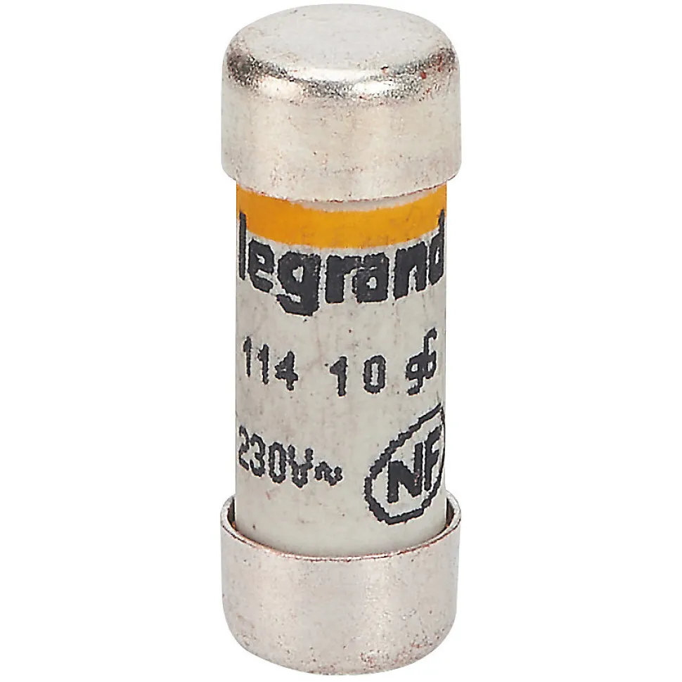 3 fusibles céramique Legrand 8.5 x 23 mm avec voyant