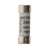 3 fusibles céramique 10,3x 31,5 25A + voyant Zenitech