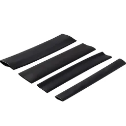 8 gaines thermorétractable noires ø10/ø15/ø20/ø25 mm