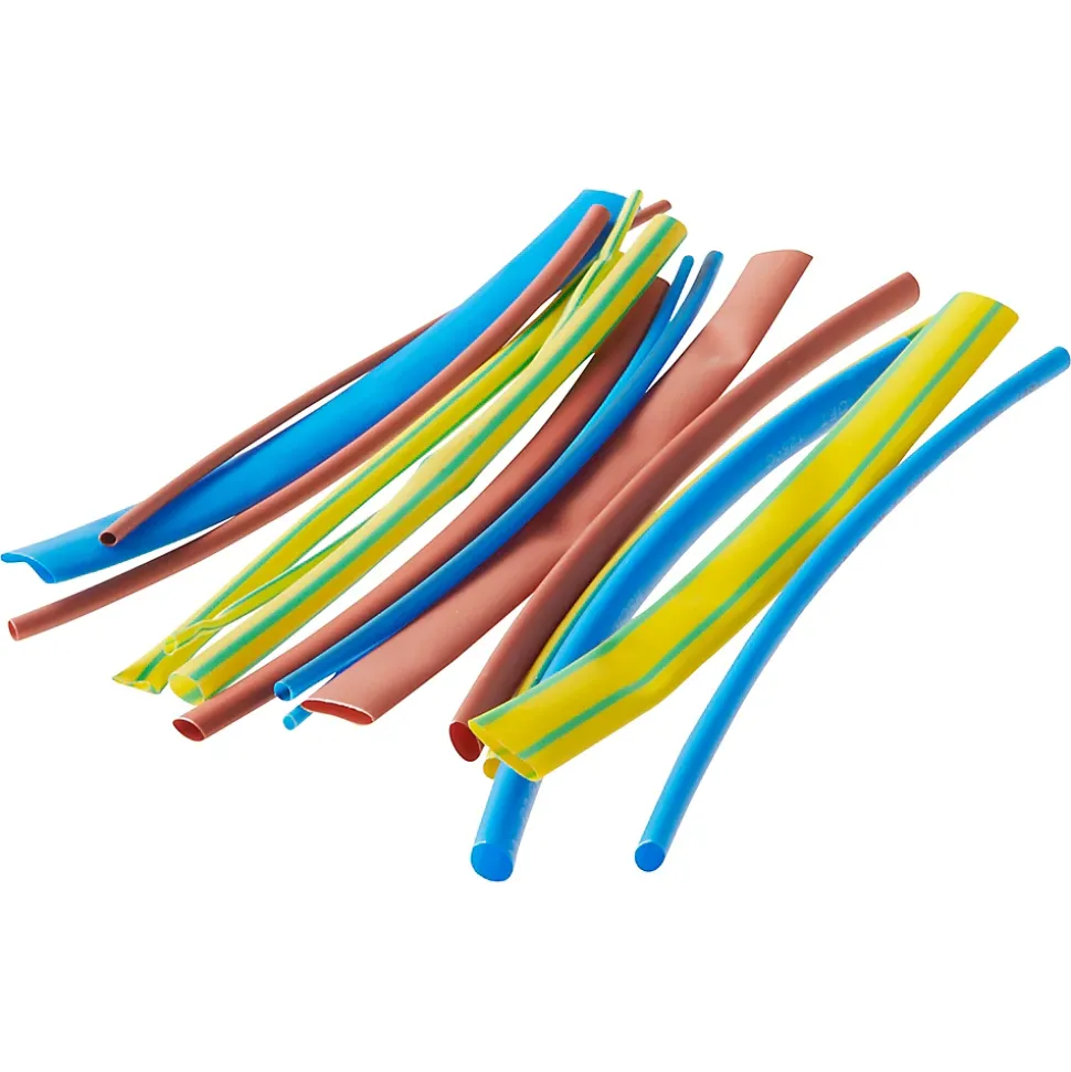 15 gaines thermorétractable colorées ø8/ø6/ø4/ø3/ø2 mm
