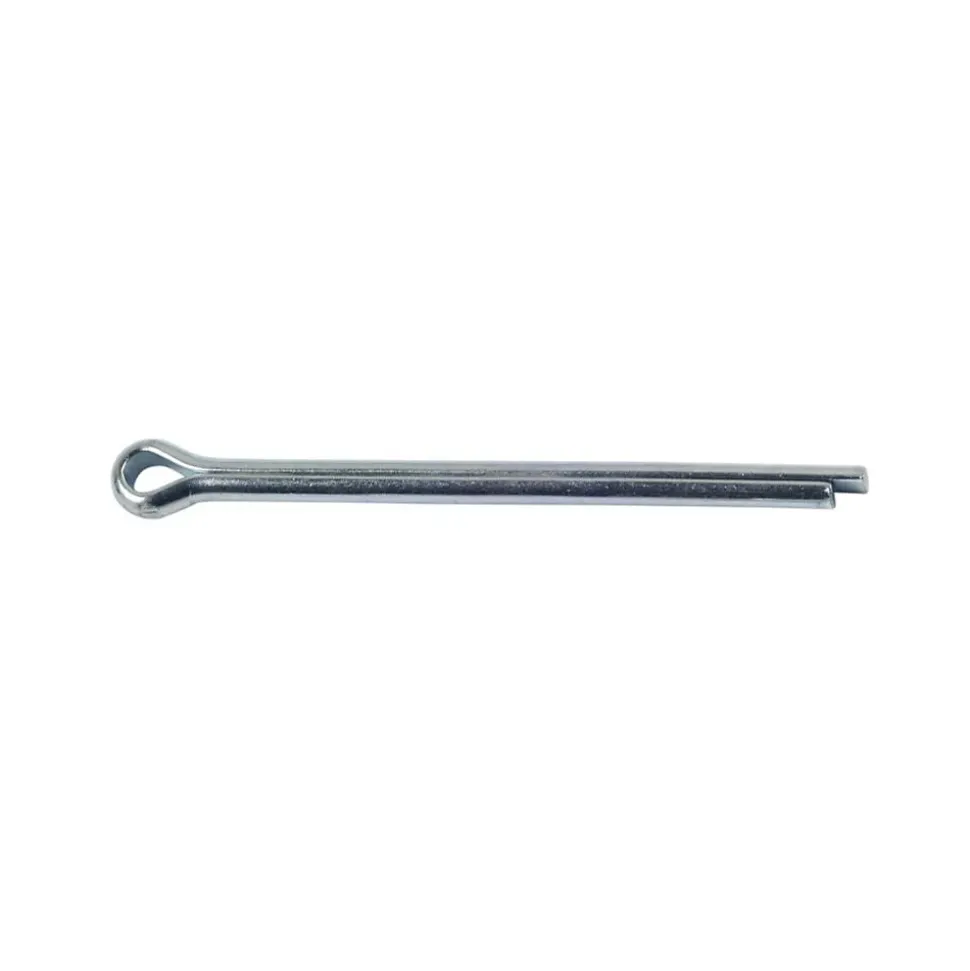 100 Goupilles Fendues D. 5 x 22 mm - DIN 94 - Zingué blanc - D-Work