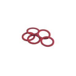5 joints plat fibre rouge Noyon et Thiebault 24x31mm