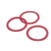 3 joints plat fibre rouge intérieur raccord Noyon et Thiebault 50x60mm