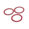 3 joints plat fibre rouge Noyon et Thiebault 40X49mm