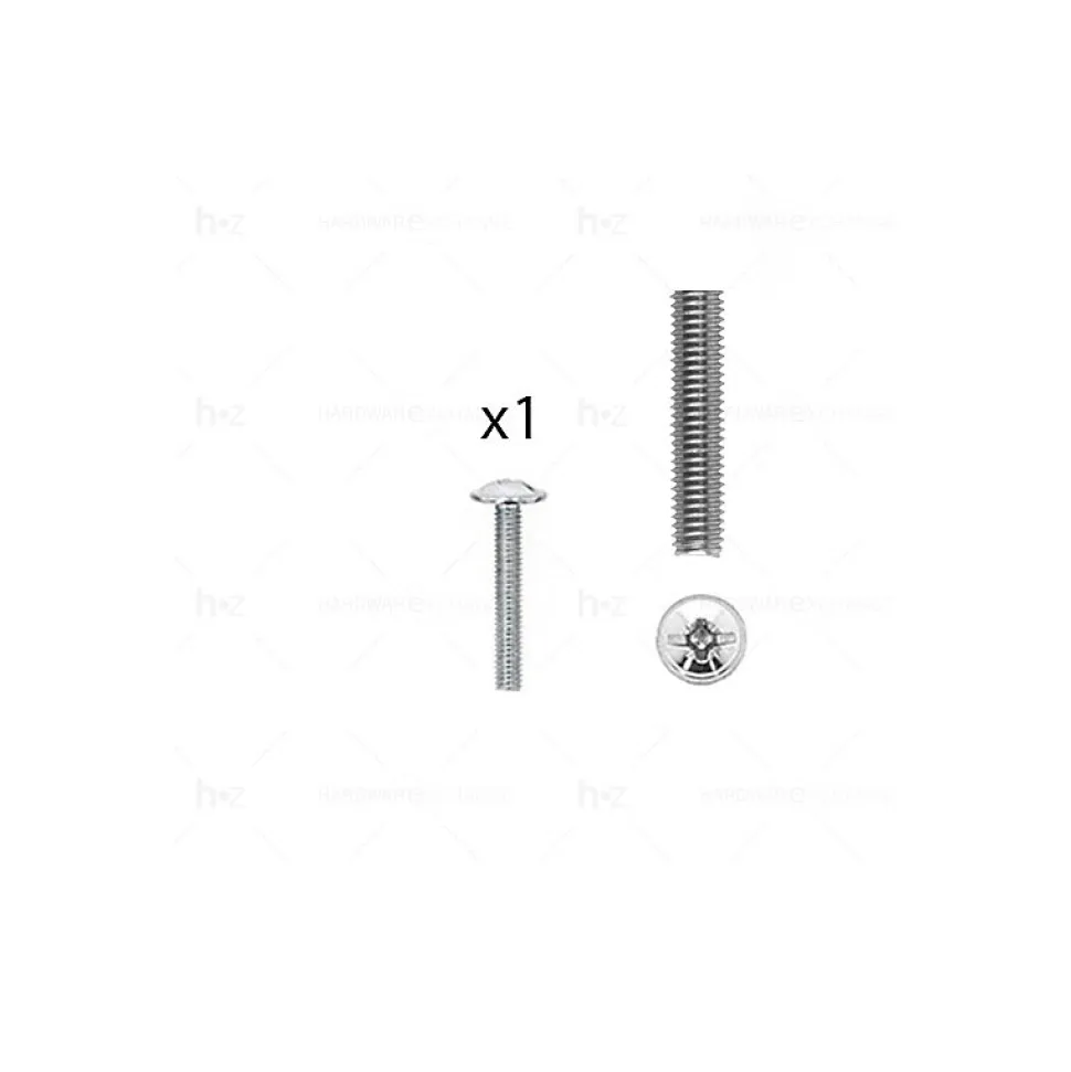 1 kit composés de 1 vis M4X25 mm zinguée Lot de 25