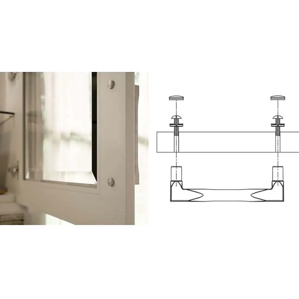 1 kit composés de 1 vis M4X25 mm zinguée Lot de 25