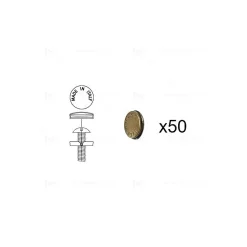 1 Kit composés de 50 cache-vis bronze antique