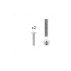 1 kit composés de 2 vis M4X25 mm zinguée