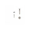 1 kit composés de 6 vis 4X18 mm galvanisé Nickel millésimé