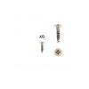 1 kit composés de 6 vis 4X18 mm galvanisé Florence antique