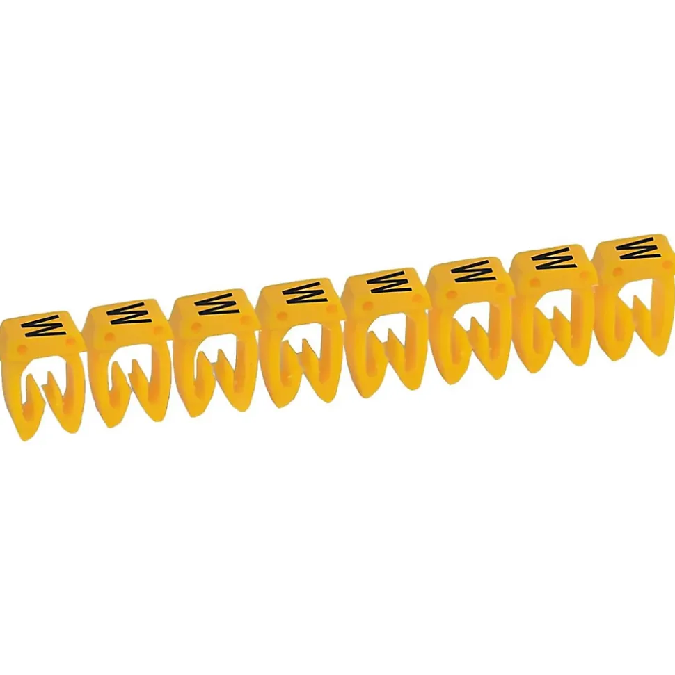 038352 Legrand - Boite De 300 Repères Cab 3 Pour Fils 1,5mm² à 2,5mm² - Marquage Lettre W