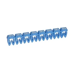 038216 Legrand - Boite De 1200 Repères Cab 3 Pour Fils 0,5mm² à 1,5mm² - Marquage Chiffre 6 Bleu