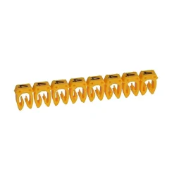 038214 Legrand - Boite De 1200 Repères Cab 3 Pour Fils 0,5mm² à 1,5mm² - Marquage Chiffre 4 Jaune