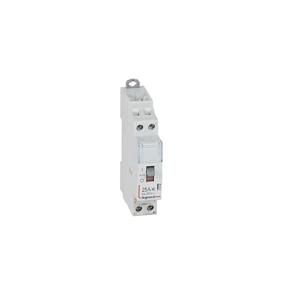 412558 Legrand - Contacteur Jour Nuit Silencieux Bobine 230v Monophasé - 25a - Contact 2no - 1 Module