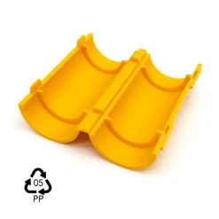 20 Manchons de Raccordement pour Gaine Electrique et Tube D. 20 mm x L. 50 mm (Jaune) - 100% Français - D-Work