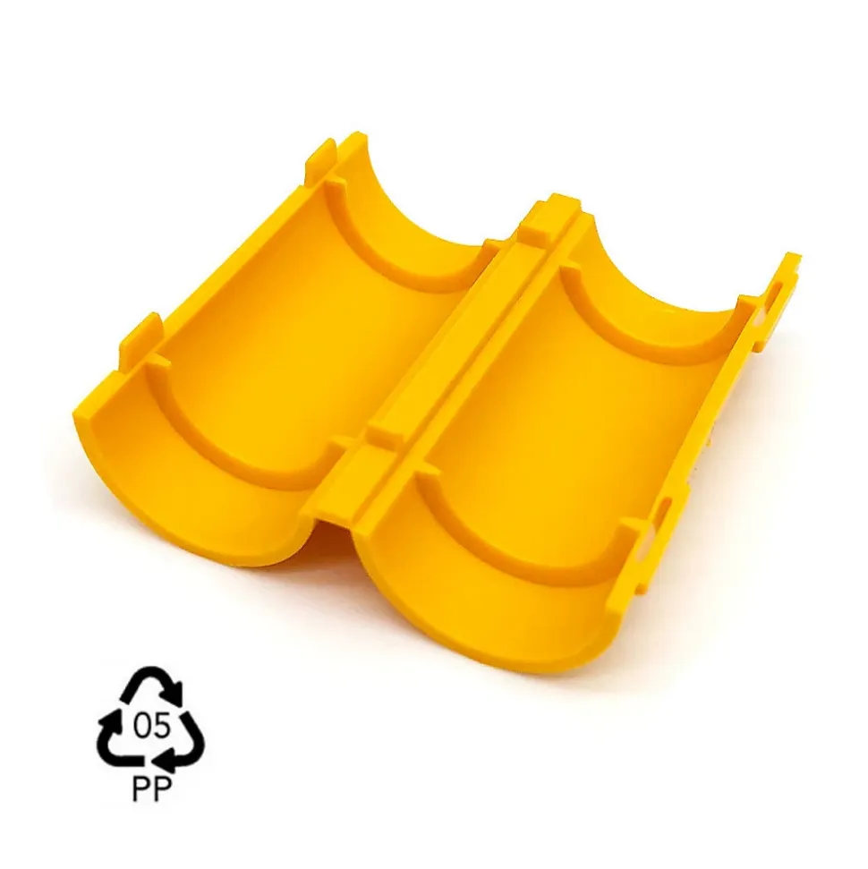 20 Manchons de Raccordement pour Gaine Electrique et Tube D. 20 mm x L. 50 mm (Jaune) - 100% Français - D-Work