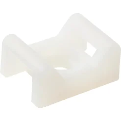 25 mini embase à visser Diall pour cavaliers de serrage de 9 mm transparent