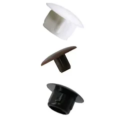 8 obturateurs / cache-trous Plastique Brun ø12 mm