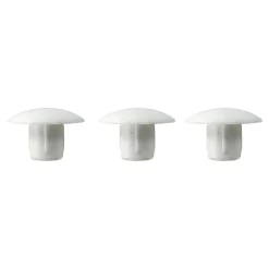 8 obturateurs / cache-trous Plastique Blanc ø8 mm