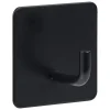 4 patères adhésives Stiky 4,5x2,7cm - Noir- 5five