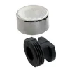 4 pattes à glace Laiton chromé ø18 mm x EP. 6 mm