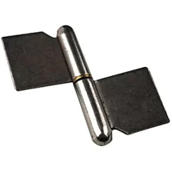 2 paumelles de grille à souder Diall 60 mm
