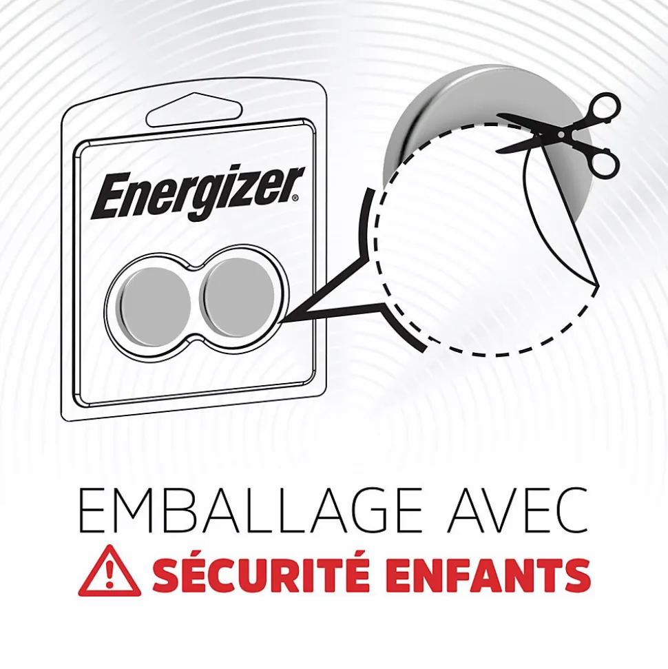 4 Piles bouton au lithium 2025 Energizer 3V