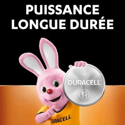 2 piles bouton CR 2430 - Duracell - 3V