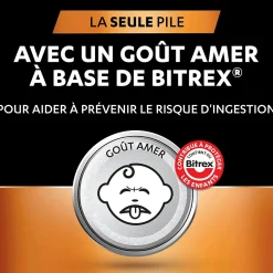 6 piles bouton CR 2032 - Duracell - 3V