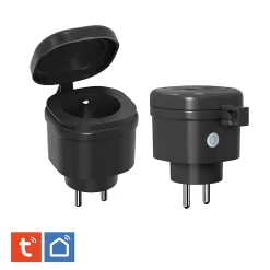 2 Prises Extérieures 3680W connectées Wifi + suivi consommation