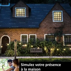3 Prises intérieures 3680W connectées Wifi+ 3 Interrupteurs ON/OFF