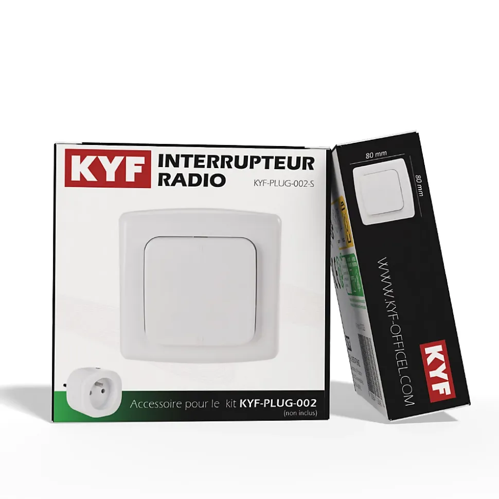3 Prises intérieures 3680W connectées Wifi+ 3 Interrupteurs ON/OFF