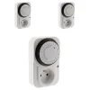 3 programmateurs mécaniques + voyant 3500W Otio