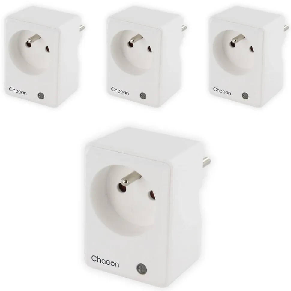 4 programmateurs Wi-Fi suivi consommation - Chacon