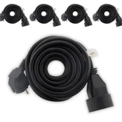 5 prolongateurs HO5vv-F 3G1,5mm² - Zenitech