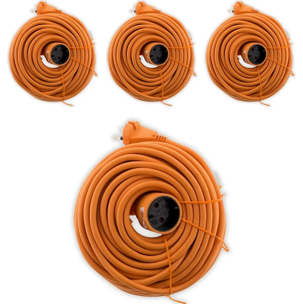 4 prolongateurs sans terre 16A 40m Zenitech